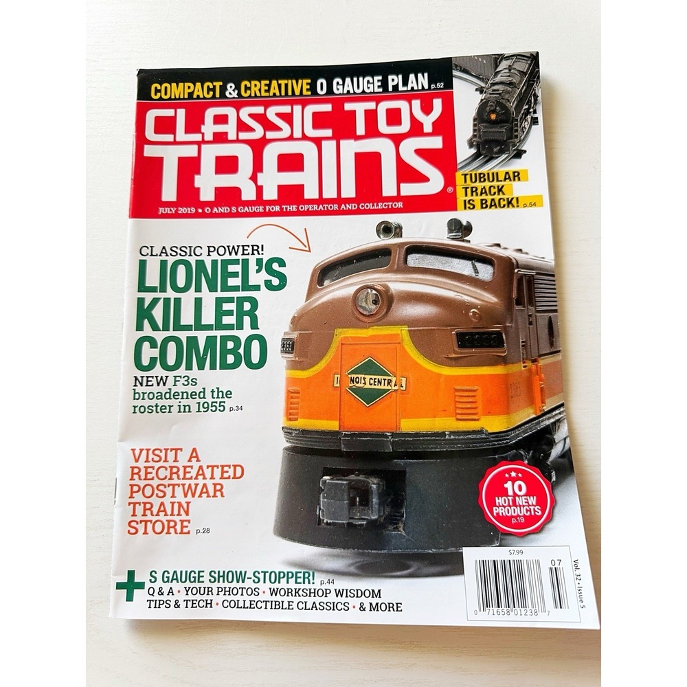 Classic Toy Trains Magazine O & S Gauge July 2019 Volume 32 Issue 5